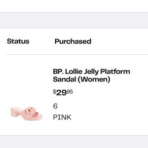 Lollie Jelly Platform Sandal